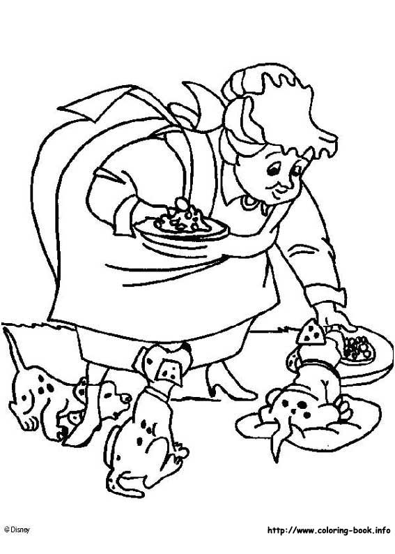 101 Dalmatians coloring picture